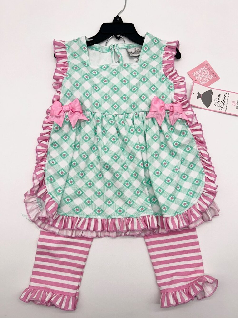 NWT Rare Editions Girls Size 4 2pc Outfit set